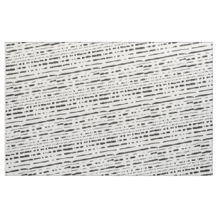 Broken Stripes Black Stripes Fabric