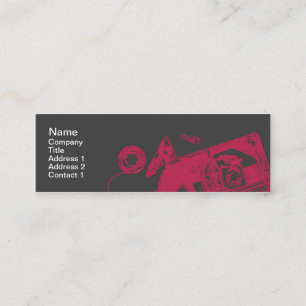 Broken Tape - Skinny Mini Business Card