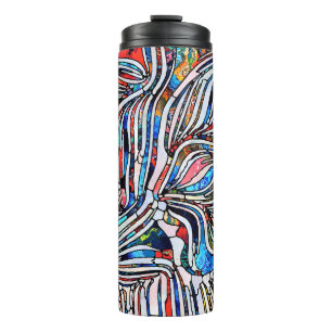 Broken Textures: Stained Glass Unity Thermal Tumbler