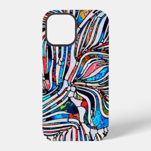 Broken Textures. Unity of Stained Glass series. Ab iPhone 12 Case