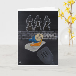 Broken Then Fried Painting by Alfred Fox Card
