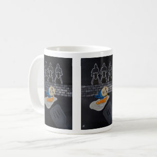 Broken Then Fried Painting by Alfred Fox Coffee Mug