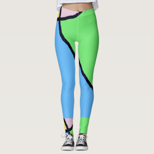 Broken Tile Brights leggings