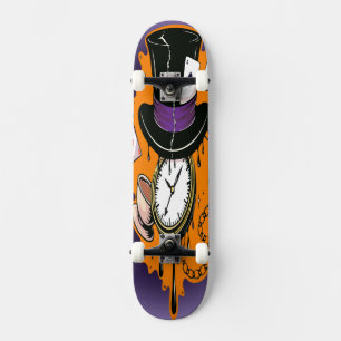 Broken Time Mad Hatter  Skateboard