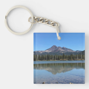 Broken Top at Sparks Lake, Oregon Key Ring