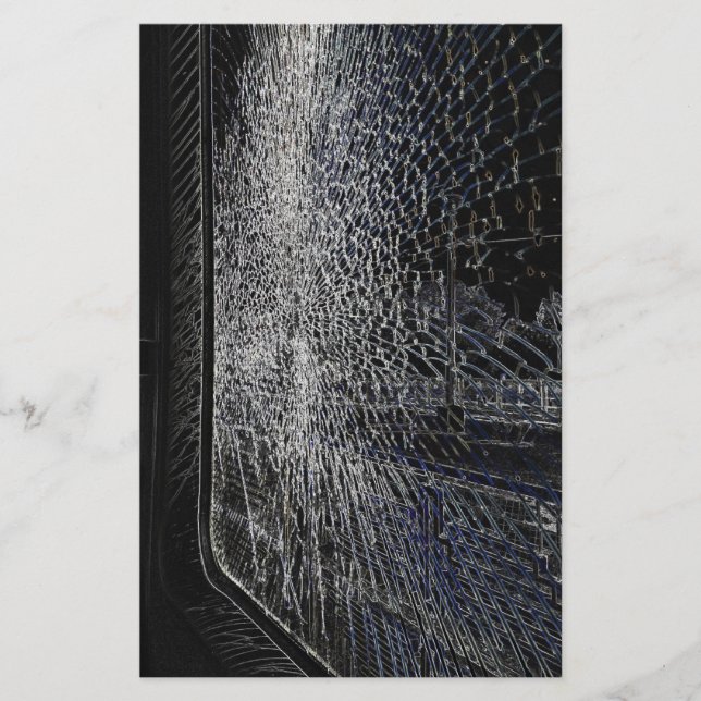 broken train window stationery (Front)