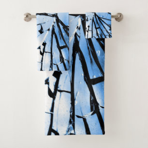 broken window bath towel set