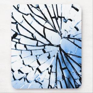 broken window mouse pad
