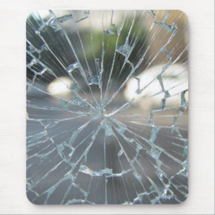 broken window mouse pad