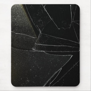 BROKEN WINDOW MOUSE PAD