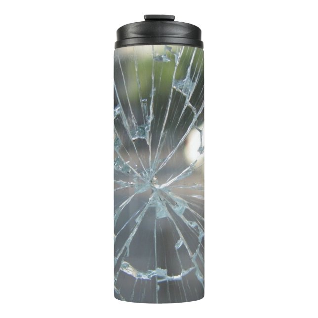 broken window thermal tumbler (Front)