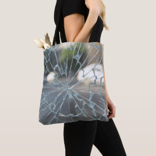 broken window tote bag