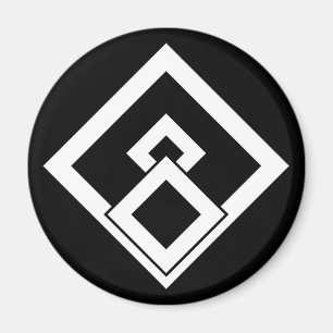 Broken wooded measure magnet