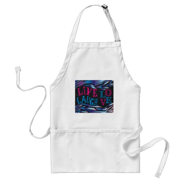 Broken Zebra Chalkboard Standard Apron (Front)