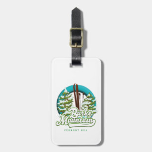 Bromley Mountain Peru Vermont US Ski logo Luggage Tag