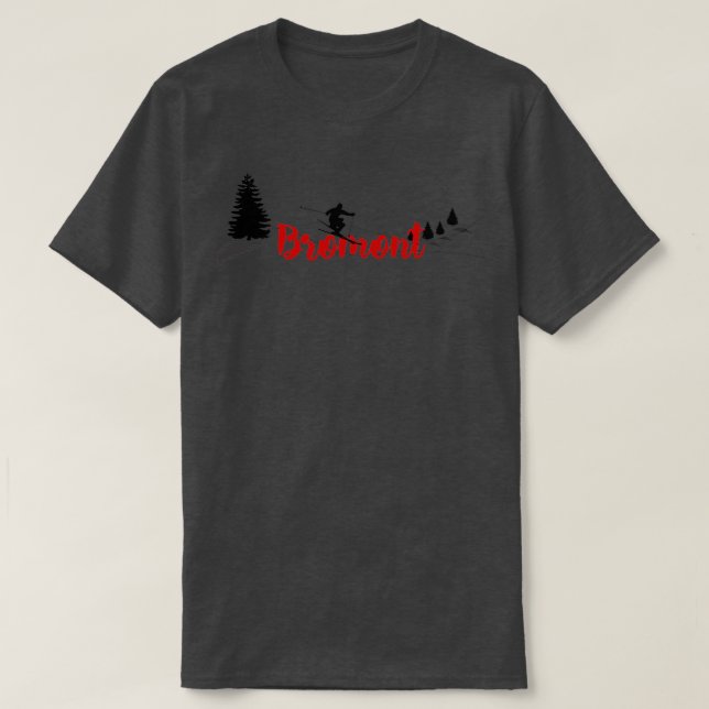 Bromont Ski Long T-Shirt (Design Front)