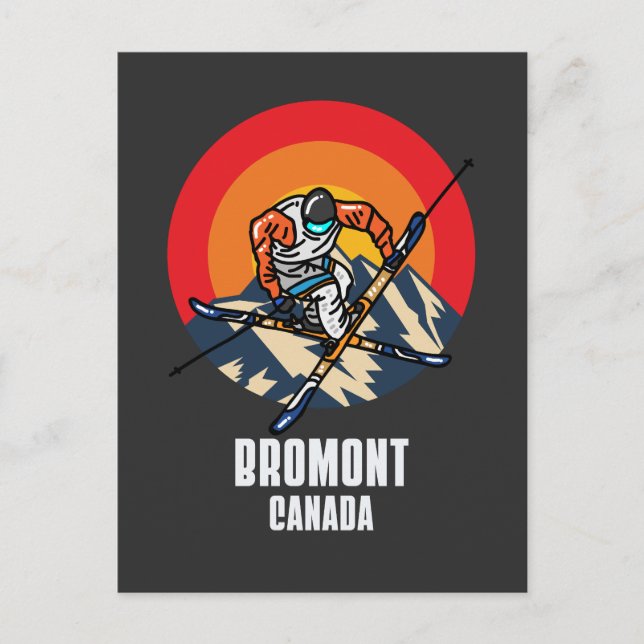 Bromont Ski Resort Quebec Canada Postcard (Front)