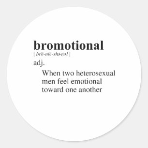 BROMOTIONAL CLASSIC ROUND STICKER