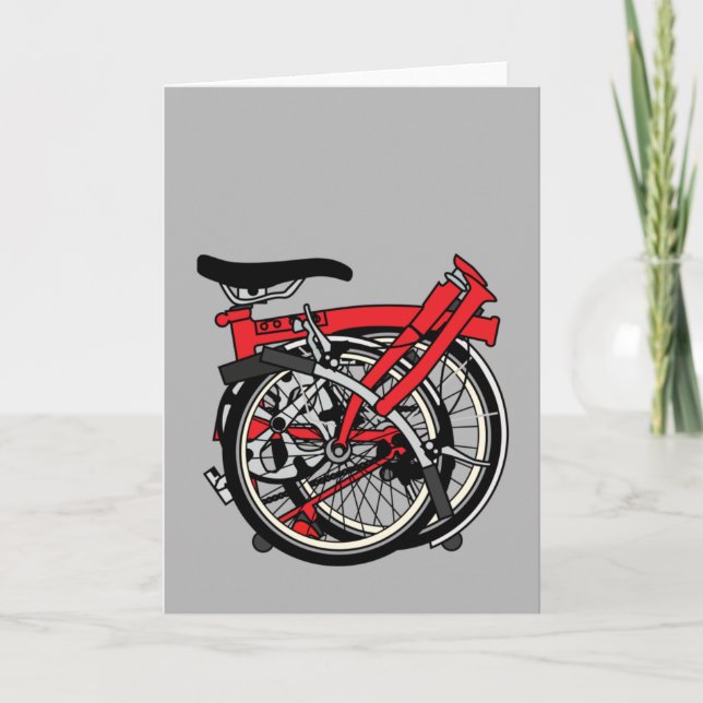Brompton Bicycle Folded Card (Front)