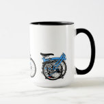 Brompton Bicycle Mug<br><div class="desc">Brompton Cycle,  the worlds most popular folding bicycle.</div>