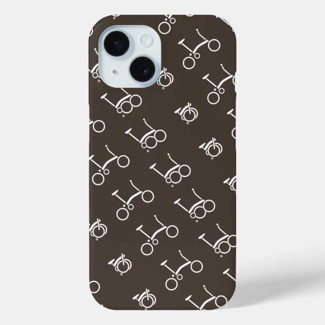 Brompton Black iPhone 7 Matte Case (Back)