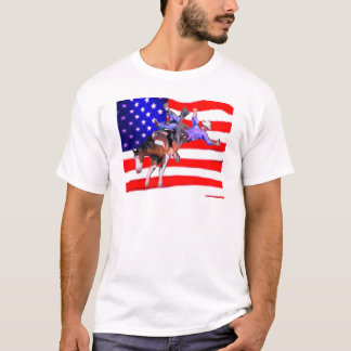 Bronc/Flag T-Shirt