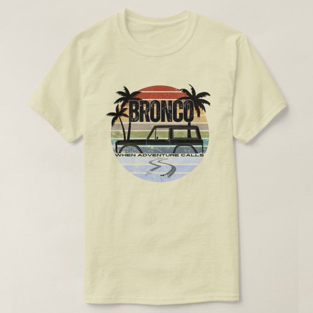 Bronco Adventure T-Shirt (Design Front)
