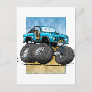 Bronco_Blue.png Postcard