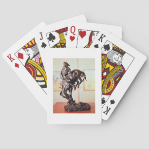 Bronco-Buster (bronze) Playing Cards