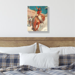 Bronco Buster by Newell Convers Wyeth Canvas Print