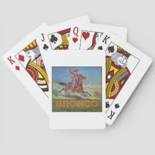 'Bronco Oranges', c.1900 (colour litho) Playing Cards