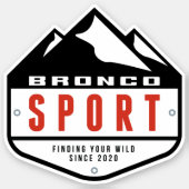 Bronco Sport forum shield logo (Front)