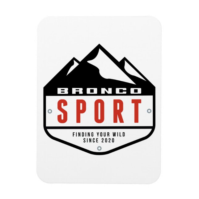 Bronco Sport forum shield logo no. 2 Magnet (Vertical)
