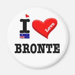 BRONTE - I Love Magnet