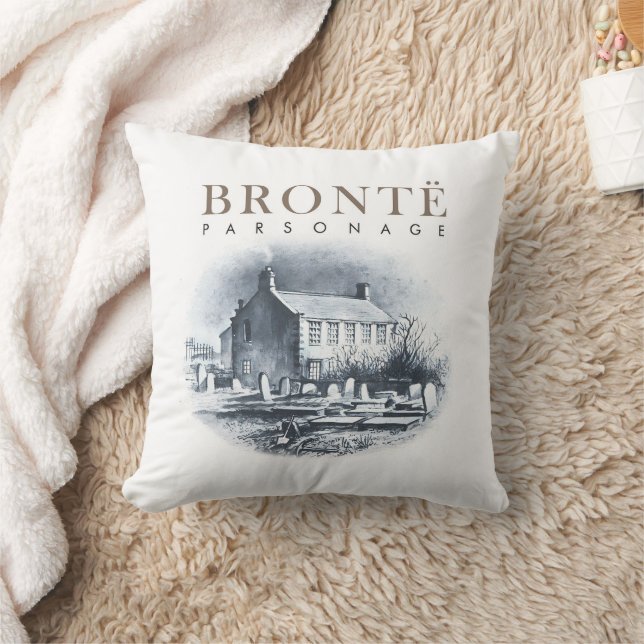Bronte Parsonage Home of the Brontes Cushion (Blanket)