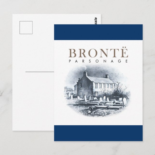 Bronte Parsonage Home of the Brontes Postcard (Front/Back)