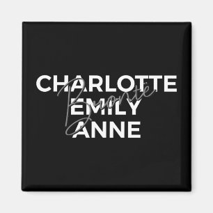 Brontë Sisters II - Charlotte & Emily & Anne Magnet