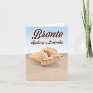 Bronte, Sydney, Australia vintage style travel Note Card