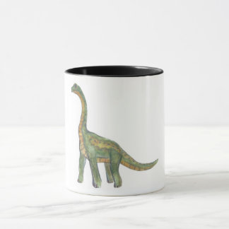 Brontosaurus dinosaur mug