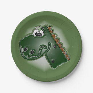 Brontosaurus Dinosaur Paper Plate