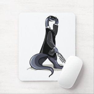 Brontosaurus Dressed As A Movie Character. Mouse Pad