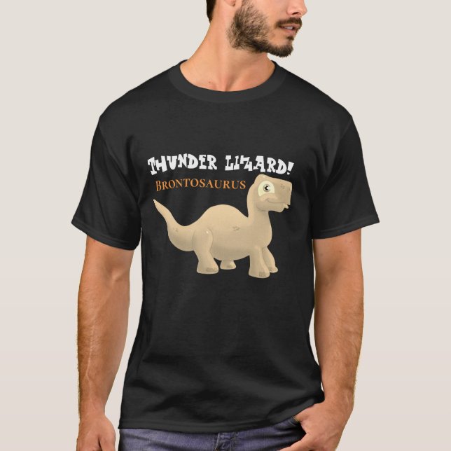 Brontosaurus: Thunder Lizard T-Shirt (Front)