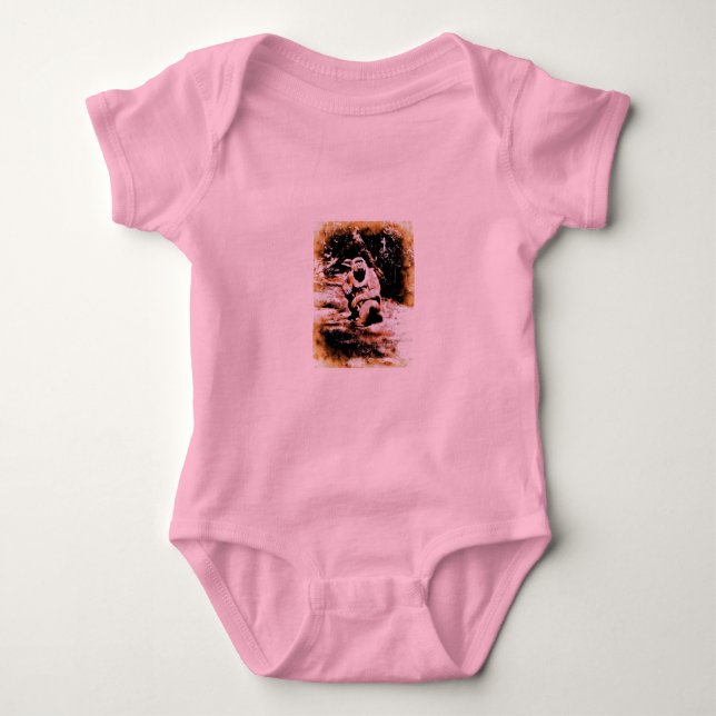 Bronx Gorilla Baby Bodysuit (Front)