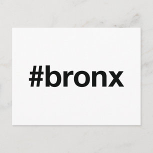 BRONX Hashtag Postcard