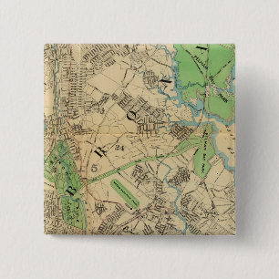 Bronx, New York 15 Cm Square Badge