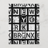 Bronx New York | Grunge Typography