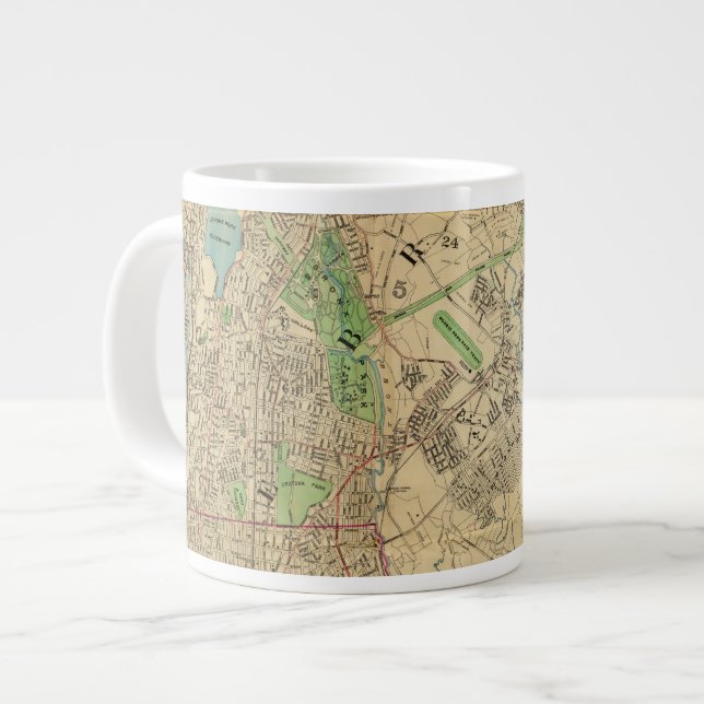 Bronx, New York Large Coffee Mug (Front Left)