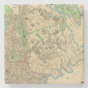 Bronx, New York Stone Coaster