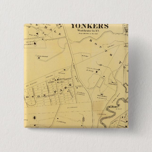 Bronx, NY 15 Cm Square Badge (Front)