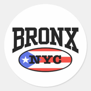Bronx Puerto Rican Classic Round Sticker